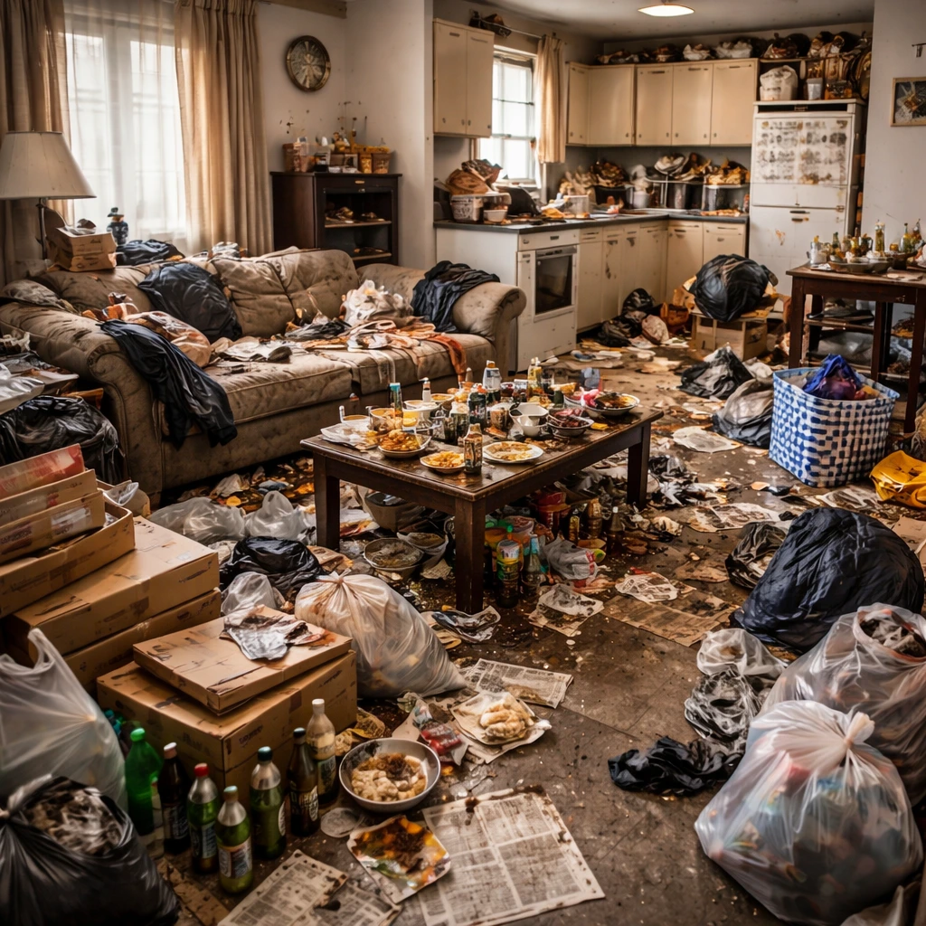 Diskrete Messie-Wohnung Entrümpelung – Junkers Gießen